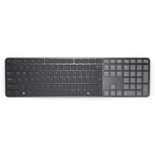 Teclado Dell Pro 7 Slim KB726 de tijera inalámbrico QWERTZ alemán