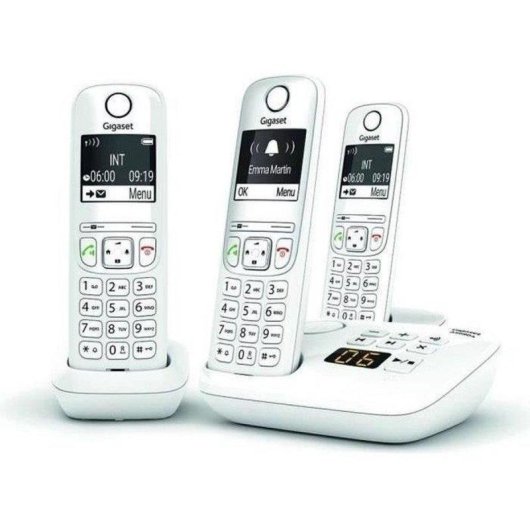Telephone fixe sans fil Gigaset AS690 A Trio avec repondeur