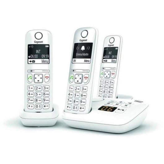 Telephone fixe sans fil Gigaset AS690 A Trio avec repondeur