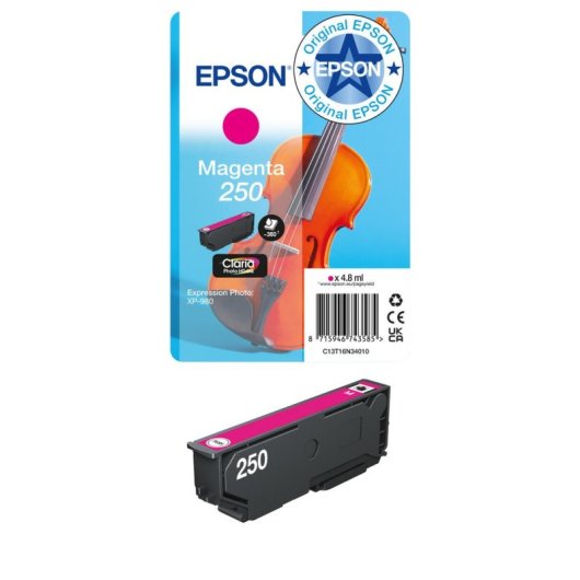 Cartuccia inchiostro Epson 250 Claria Photo HD Magenta