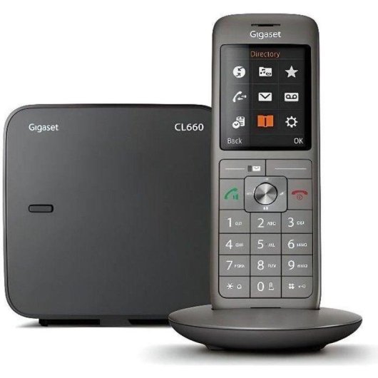 Telefone sem fios Gigaset CL660 ecrã colorido 2,4” mãos livres