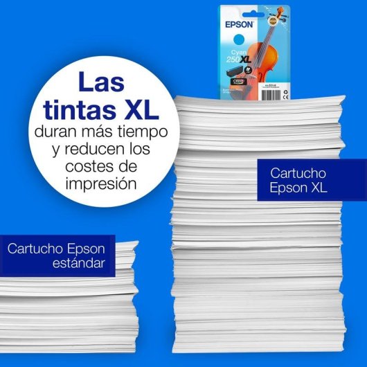 Cartuccia inchiostro cyan Epson 250 Claria Photo HD 4,8 ml