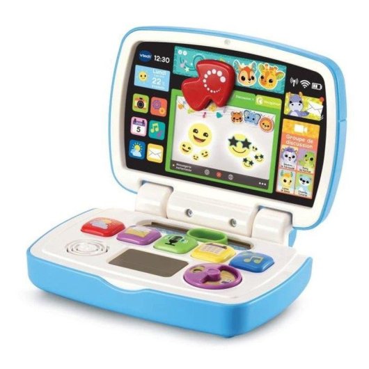 Computador educativo Vtech Baby Ordi Des Découvertes Azul interativo