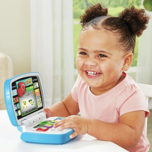 Computador educativo Vtech Baby Ordi Des Découvertes Azul interativo