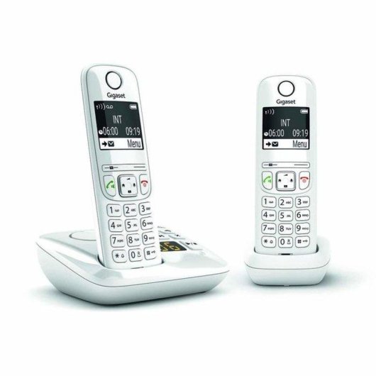 Teléfono Fijo Gigaset AS690A Duo Blanco 2 Terminales