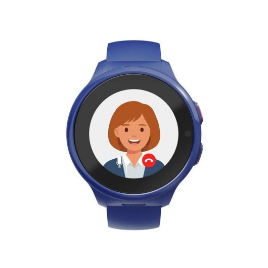 Hama Kinder Smartwatch 4G GPS 1,19'' Blau AMOLED GPS integriert