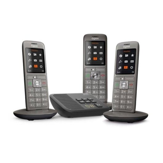 Gigaset CL 660A Trio DECT Telefon mit Anrufbeantworter 3 Handteile