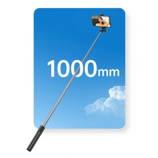 Selfie Stick WHS1Y Wozinsky 100 cm Telescopico Bluetooth