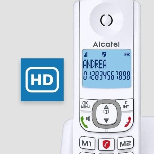 Telefone sem fios Alcatel F530 Voice Solo cinzento com atendedor