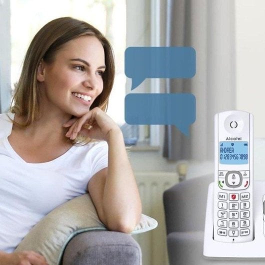 Telefone sem fios Alcatel F530 Voice Solo cinzento com atendedor