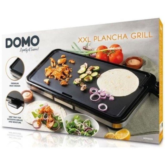 Plancha electrique de table Domo DO9263G XXL
