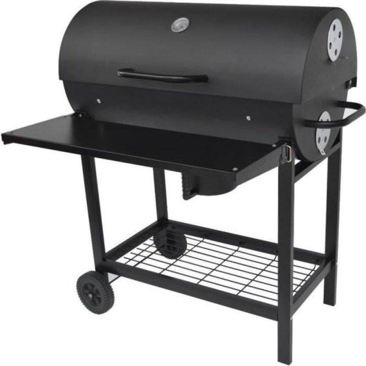 Barbacoa de carbón Fieldmann FZG 1007 en carrito con termómetro integrado