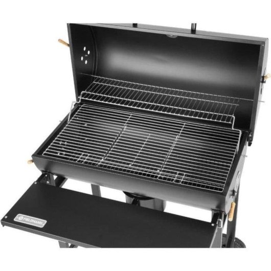 Barbacoa de carbón Fieldmann FZG 1007 en carrito con termómetro integrado
