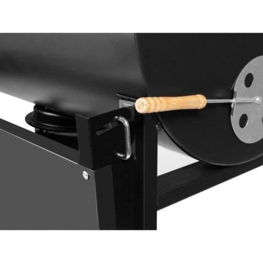 Barbacoa de carbón Fieldmann FZG 1007 en carrito con termómetro integrado