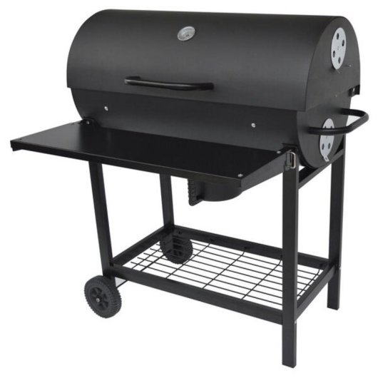 Barbacoa de carbón Fieldmann FZG 1007 en carrito con termómetro integrado