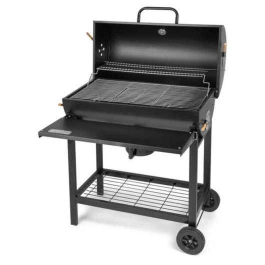 Barbacoa de carbón Fieldmann FZG 1007 en carrito con termómetro integrado