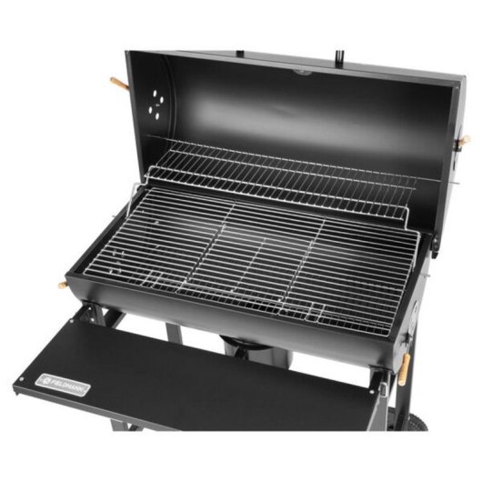 Barbacoa de carbón Fieldmann FZG 1007 en carrito con termómetro integrado