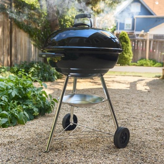 Barbacoa Weber Compact Kettle 57 cm Carbón 9 Personas