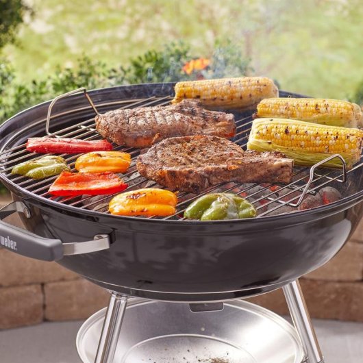 Barbacoa Weber Compact Kettle 57 cm Carbón 9 Personas