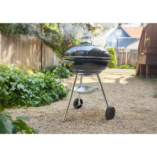 Barbacoa Weber Bar-B-Kettle Carbón Ø57 cm Termómetro Integrado Negro