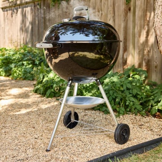 Barbacoa Weber Bar-B-Kettle Carbón Ø57 cm Termómetro Integrado Negro