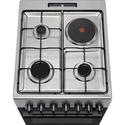 Cuisinière Electrolux LKM520011X 57 L 4 Foyers Mixte Inox Noir