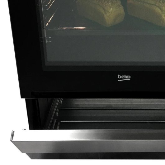 Cuisiniere Beko FSS57100GAC Vitroceramique 4 Zones 65 L