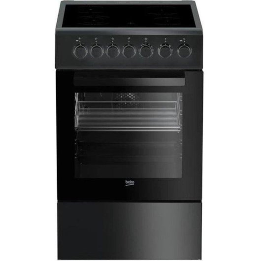 Cuisiniere Beko FSS57100GAC Vitroceramique 4 Zones 65 L