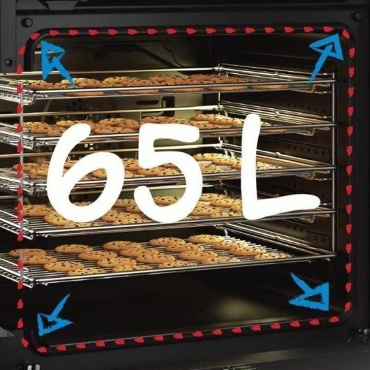 Cuisiniere Beko FSS57100GAC Vitroceramique 4 Zones 65 L