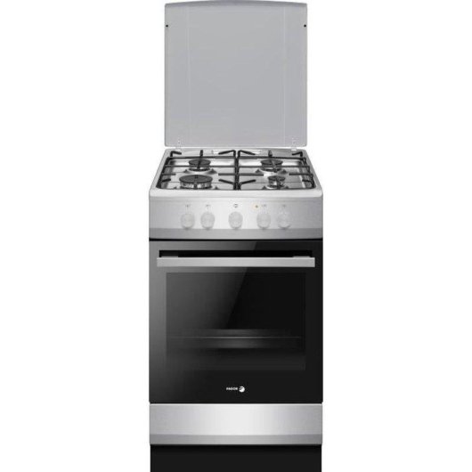 Cuisinière Fagor FACG202S 4 feux gaz Four 74L Catalytique Porte double