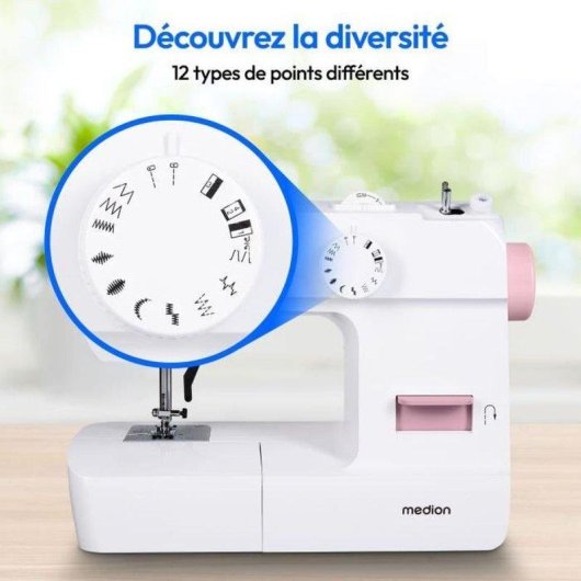 Machine a coudre Medion Life SM70 Rose