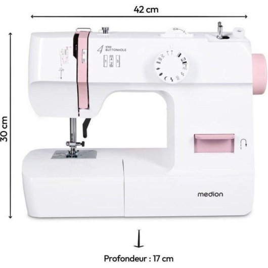 Machine a coudre Medion Life SM70 Rose