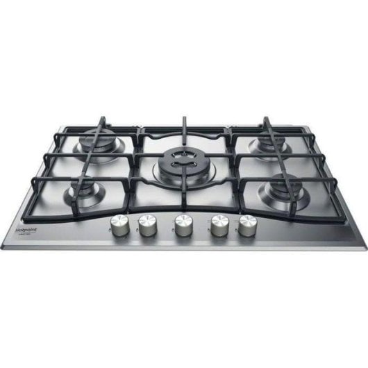 Placa de gas Hotpoint PCN 751 T/IX/HA 75 cm 5 quemadores acero inoxidable