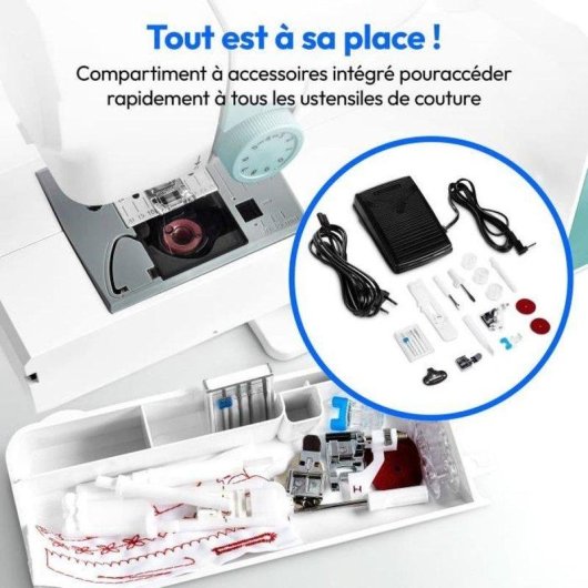 Machine a coudre Medion SD36 270 points 700 rpm LED