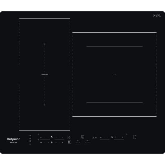 Induktionskochfeld Hotpoint HB 2760B NE 3 Zonen Combi Duo