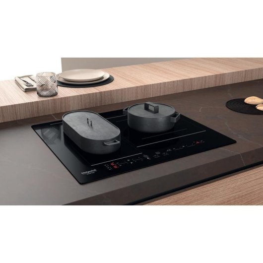 Induktionskochfeld Hotpoint HB 2760B NE 3 Zonen Combi Duo