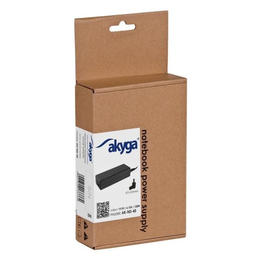 Adaptateur secteur Akyga AK-ND-45 120W pour HP Compaq 19.5V 6.15A ABS