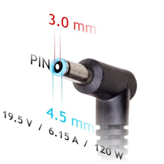 Adaptateur secteur Akyga AK-ND-45 120W pour HP Compaq 19.5V 6.15A ABS
