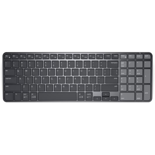 Tastatur Dell Pro 7 KB746 kabellos Scheren QWERTZ German Graphit