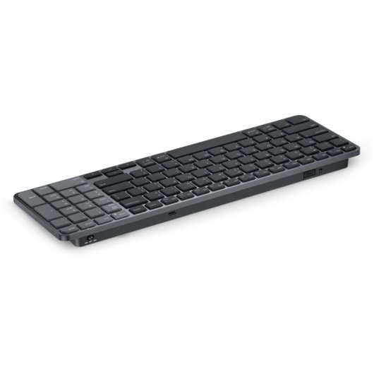 Tastatur Dell Pro 7 KB746 kabellos Scheren QWERTZ German Graphit