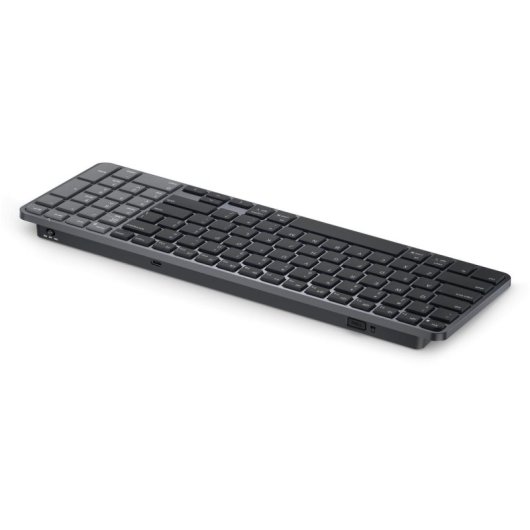 Tastatur Dell Pro 7 KB746 kabellos Scheren QWERTZ German Graphit