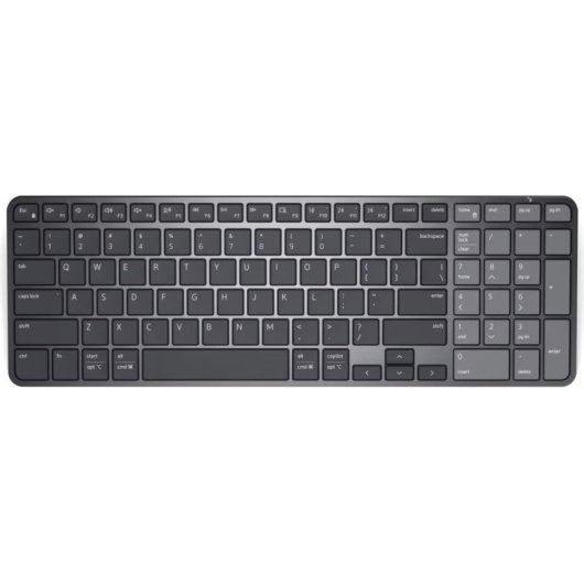 Tastatur Dell Pro 7 KB746 kabellos Scheren QWERTZ German Graphit
