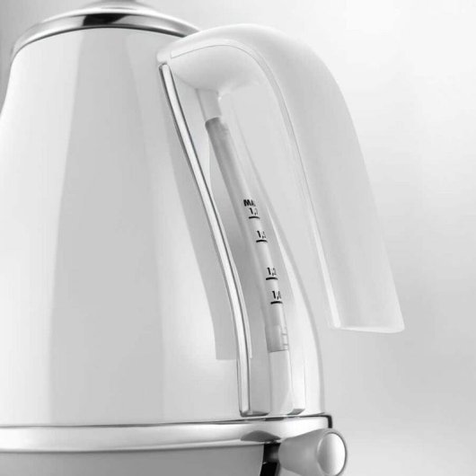 Bouilloire DeLonghi Icona Capitals 1,7 L 2000 W Acier Inoxydable Blanc