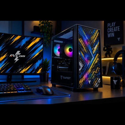 PcCom Ready Intel Core i5-12400F / 32GB / 1TB SSD / RTX 5060 V3 / Windows 11 Home/Electric
