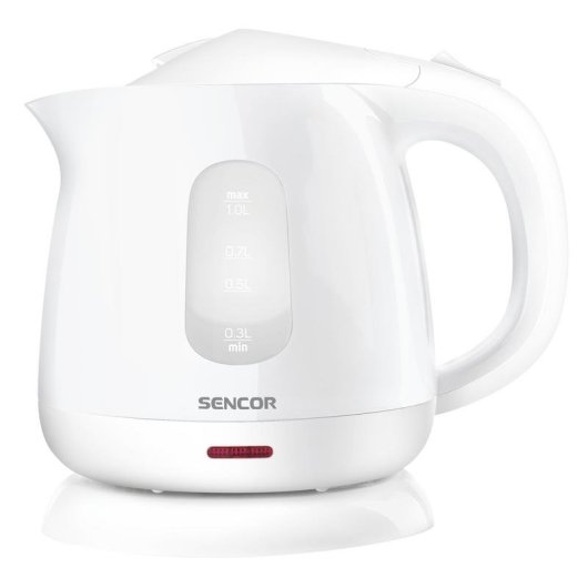 Hervidor Eléctrico Sencor SWK 1010WH 1 L 1100 W Blanco