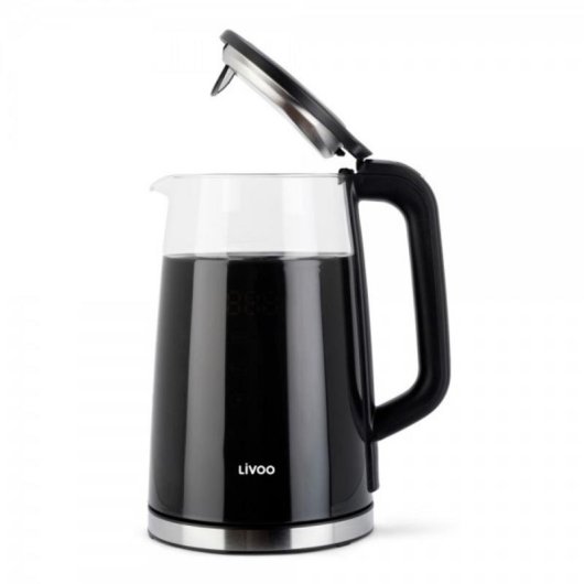 Bouilloire Livoo DOD198 1,7L 2200W Verre Digital Température Réglable