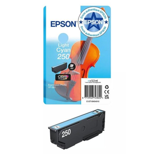 Cartouche dencre Epson 250 Cyan clair