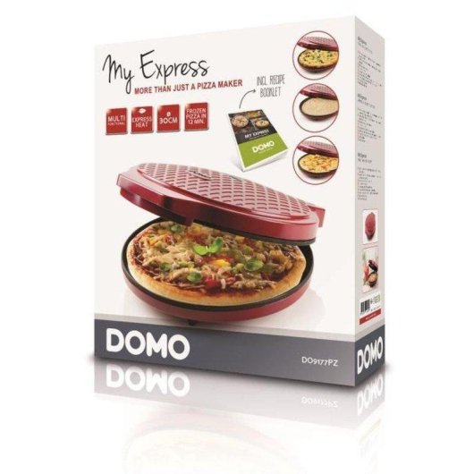 Horno de Pizza Domo My Express 1450 W 30 cm Rojo