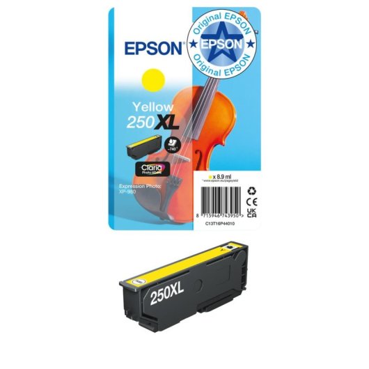 Cartucho de tinta Epson Claria Photo HD 250XL Amarillo