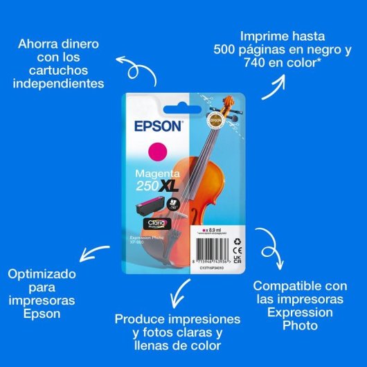 Cartouche d'encre Epson 250XL Magenta Violin